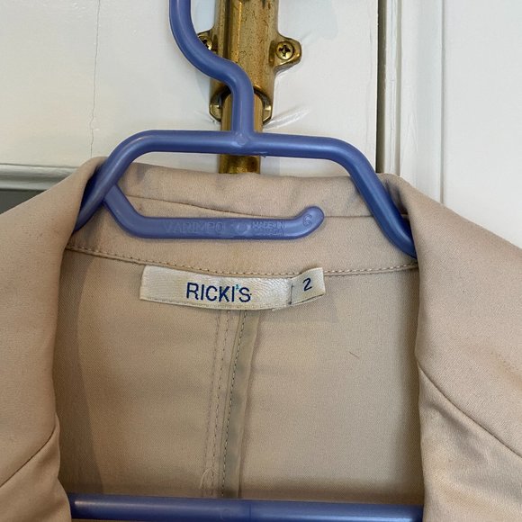 Ricki's Tan 3/4 Sleeve Blazer/Jacket - Picture 2 of 4